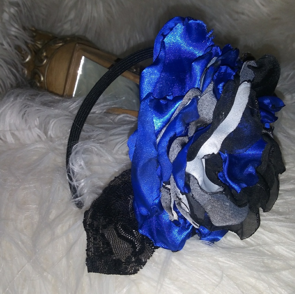 Bluelivesmatter handmade headband - Picture 2 of 4